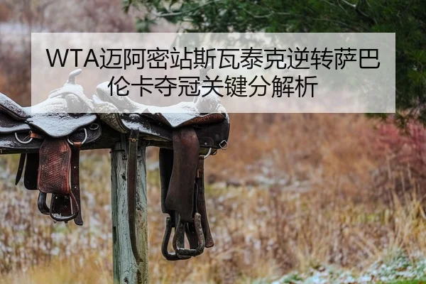 WTA迈阿密站斯瓦泰克逆转萨巴伦卡夺冠关键分解析